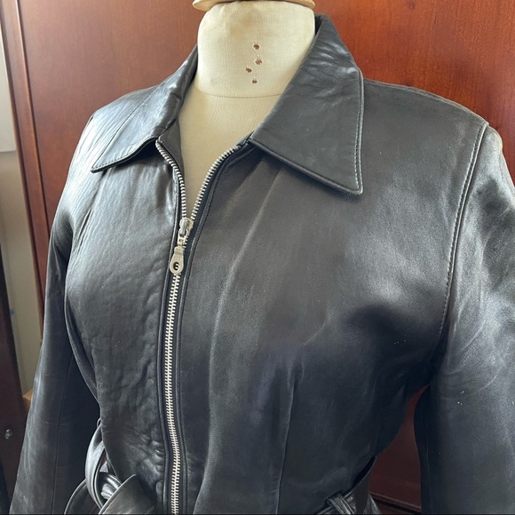 Vintage 90s Y2K BEBE leather jacket - Picture 7 of 7